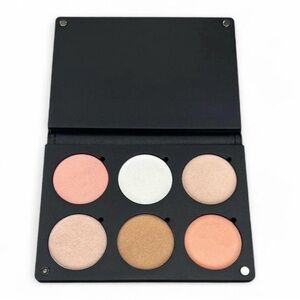 Youngblood Illuminate Highlighter Palette Magnetic Leather Case NEW refillable